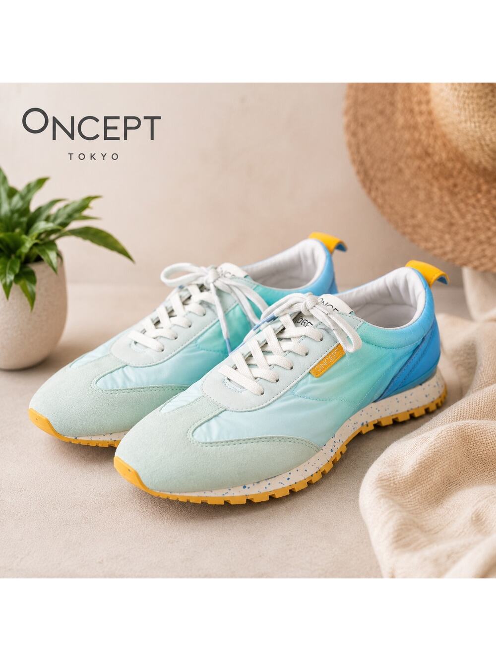ONCEPT Tokyo Aruba Multi Sneakers Size 7 Sustainable Lightweight Travel Shoe New